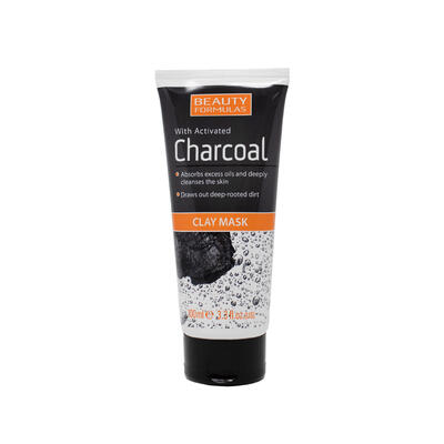 Beauty Formulas Activated Charcoal Clay Mask 100ml