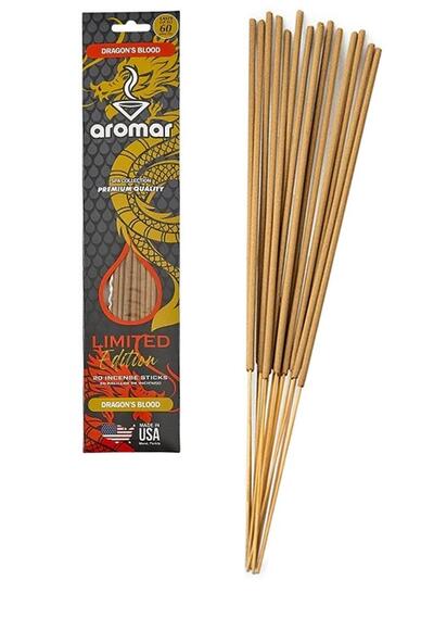 Aromar Incense Sticks Limited Edition Dragon's Blood 20 count