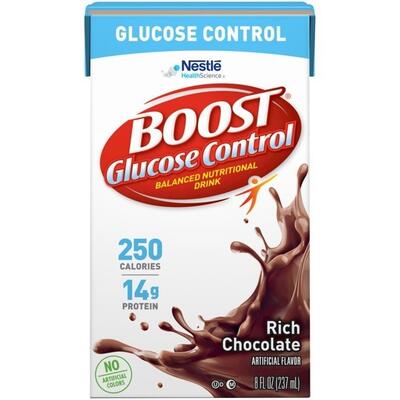 Boost Glucose Control Nutritional Chocolate Flavor 8 oz