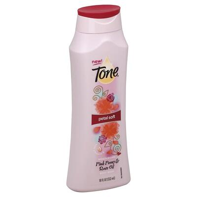 Tone Petal Soft Pink Peony & Rose Oil Bodywash 18oz