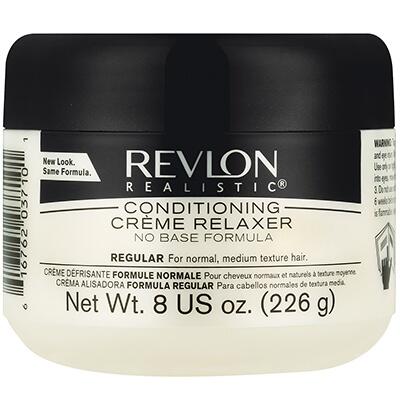 Revlon Realistic Conditioning Cream Relaxer No Base Regular 8oz