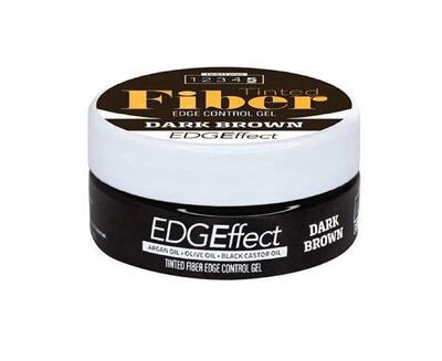 Edgeffect Fiber Tinted Edge Gel Dark Brown 1oz