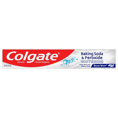 Colgate Baking Soda & Peroxide Whitening Toothpaste Brisk Mint 6oz