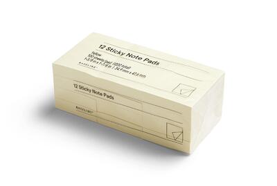Staples Baseline Yellow Sticky Notes 100sht