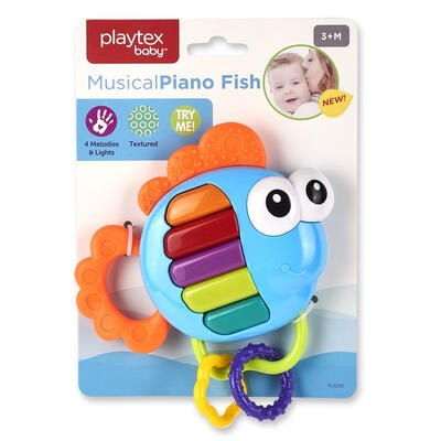 Playtex Baby Musical Piano Fish 1 count