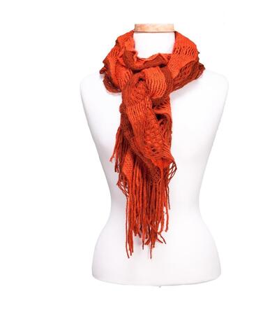 Bunchy Net Frill Scarf Asst