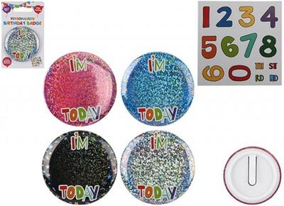 Personalised Birthday Badge 2