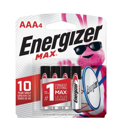 Energizer Batteries AAA 4 count