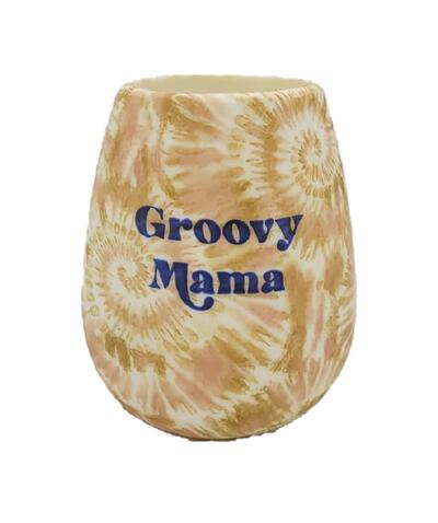 Groovy Mama Silicone Wine Cup 12.5oz