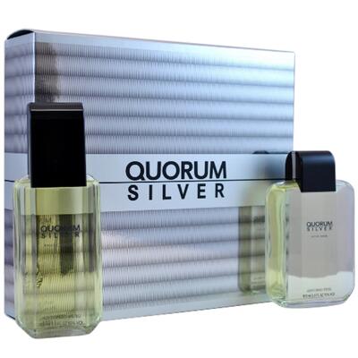 Quorum Silver Men Gift Set 2pcs