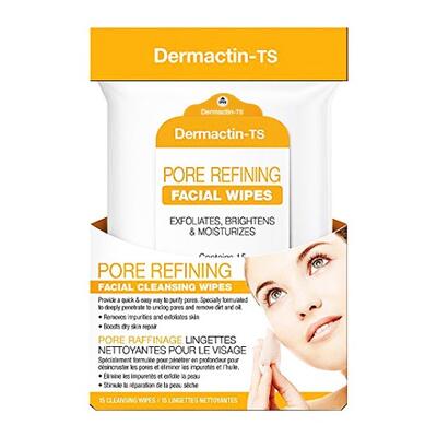 Dermactin-TS Pore Refining Facial Wipes 15 count