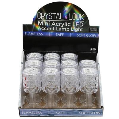 Crystal Mini Acrylic LED Accent Lamp Light