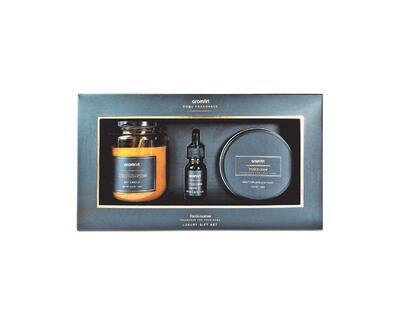 Frankincense Luxury Gift Set With Soy Candle And Essential Oil