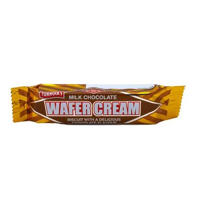 Tunnock's Milk Chocolate Wafer Cream 24g