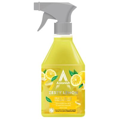 Astonish Ready To Use Disinfectant Zesty Lemon 550ml