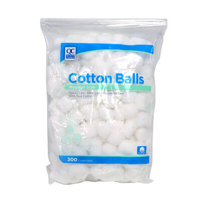 Quality Choice Cotton Balls Regular Size 300 count