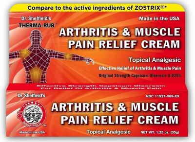 Dr. Sheffield's Arthritis & Muscle Pain Relief Cream 1.25oz