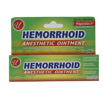 Hemorrhoid Anesthetic Ointment 1oz