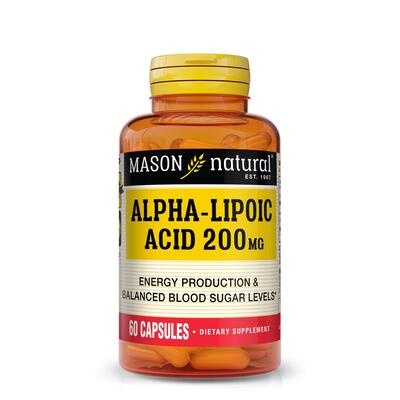 Mason Alpha Lipoic Acid Caps 200mg 60's