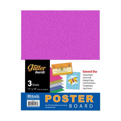 Bazic Glitter Poster Board 11X14