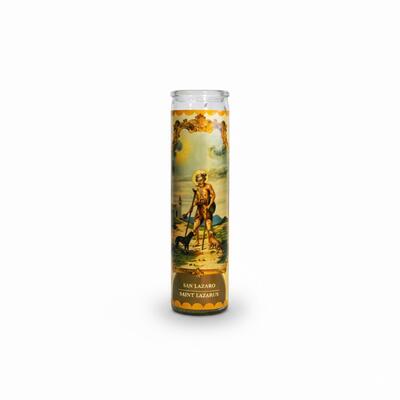 7 Days San Lazaro Yellow Candle