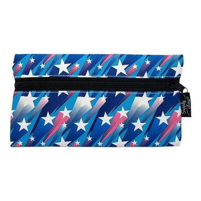Stars Printed Pvc Pencil Pouch 1 count