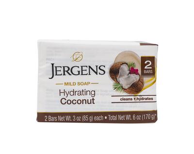 Jergens Soap Hydrating Coconut 3oz 2 pack