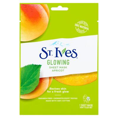 St. Ives Glowing Sheet Mask Apricot 1 count