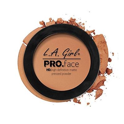 L.A. Girl Pro Face HD Matte Pressed Powder Foundation Warm Caramel 0.25oz