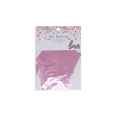 Ballon Foil Love Script