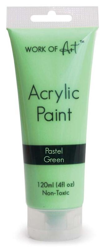 Work Of Art Acrylic Paint Pastel Green 120ml