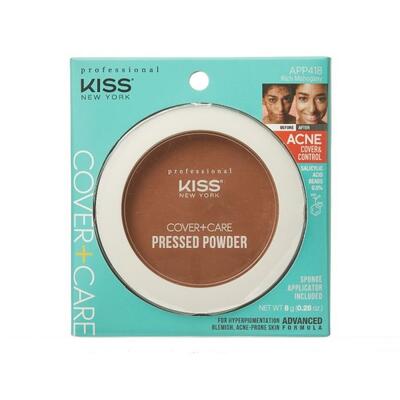 Kiss New York Pressed Powder Rich Mahogany