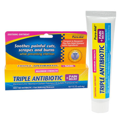 Triple Antibiotic Pain Relief Cream 0.33oz