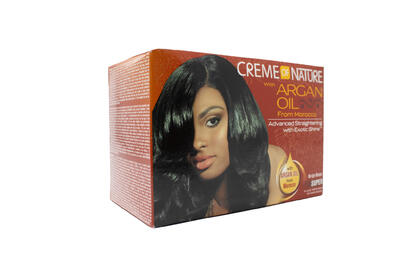 Creme of Nature Argan Oil Advanced Straightening Relaxer Kit Super