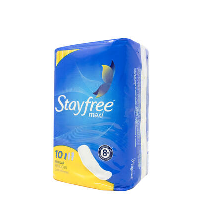 Stayfree Maxi Pads Regular 10 count