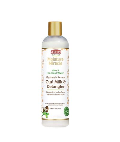 African Pride Moisture Miracle Curl Milk & Detangler 12oz