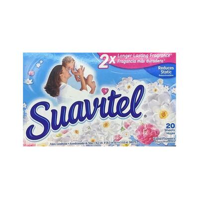 Suavitel Dryer Sheets Field Flowers 20 count