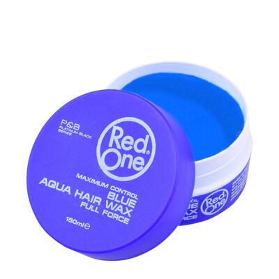 Red One Aqua Hair Wax Blue 150ml