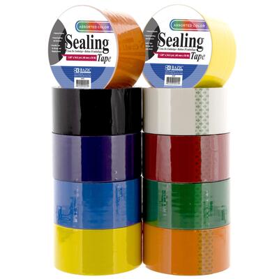 Bazic Colored Packing Tape 1.88'' X 54.6 Yards