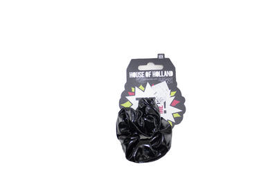 House Of Holland PVC Hair Scrunchie 1ct Black