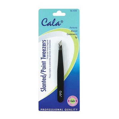 Cala Slanted/Point Tweezer 1 count