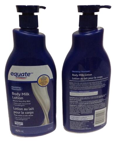 Equate Body Milk Lotion 625ml