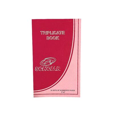 Scholar Triplicate Book 8x5