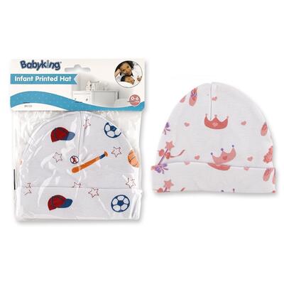 OSQ Baby Cotton Hat Printed Assorted 1 count