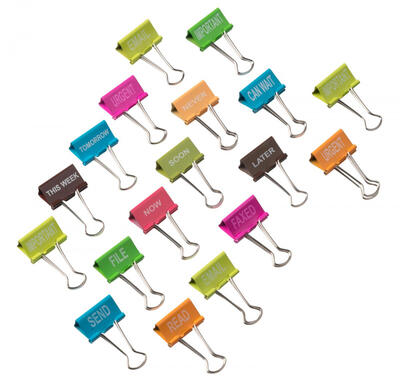 Top Write Binder Clips 32mm 6 pieces