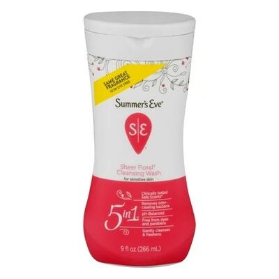Summers Eve Sheer Floral Cleansing Wash 9oz