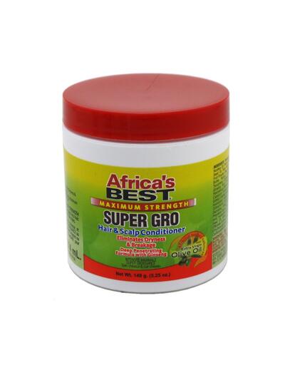 Africa's Best Super Gro Maximum Strength Hair & Scalp Conditioner 5.25oz