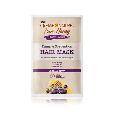 Creme Of Nature Pure Honey Hair Food Damage Prevention Hair Mask 1.7oz