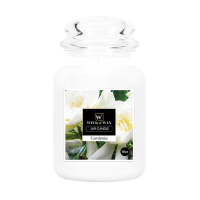 Wick & Wax Jar Candle Gardenia