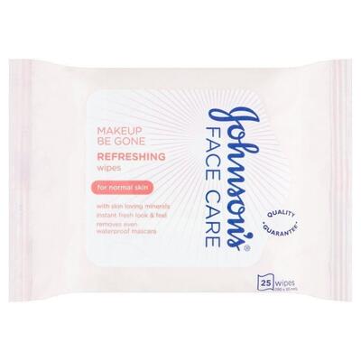 Johnson's Face Care Refreshing Facial Cleansing Wipes 25 ct